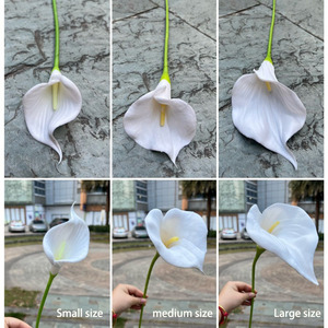 Lirio de Cala Artificial de Látex Realista para Hotel, Decoración de Navidad, Tacto Real, Novedad - Product Image 5
