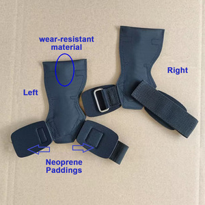 Maßgefertigte Gewichtheber-Handgriffpolster mit Langlebigen Hebestraps Gummi-Fitnessgriffe für Klimmzug-Training - Product Image 6