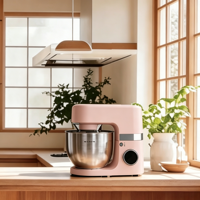 Robot culinaire électrique 1500W, 5L, avec mixeur, hachoir à viande et balance intégrée, boîtier en plastique, pour usage domestique