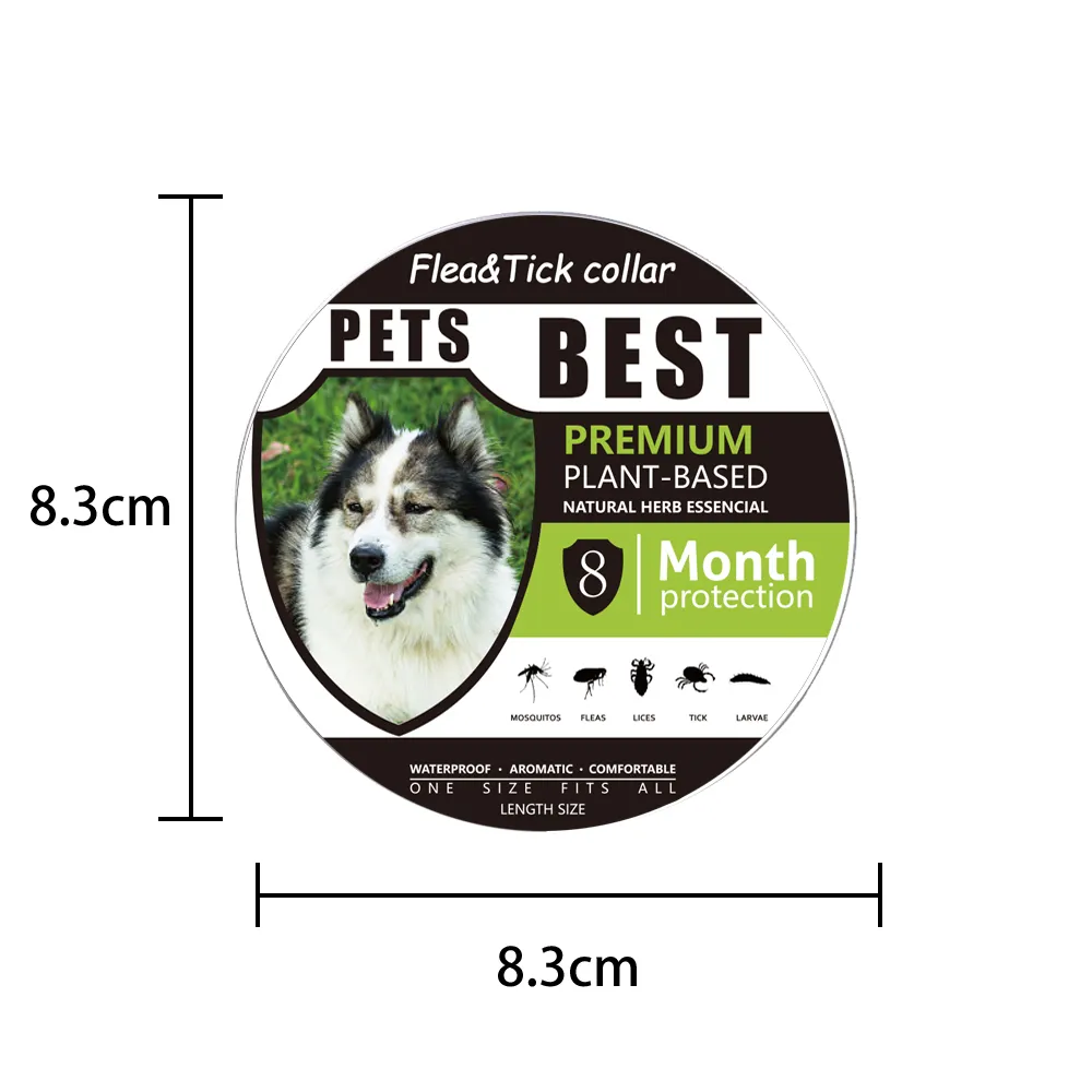 Flea and tick collar for big dog with long protection big size collar