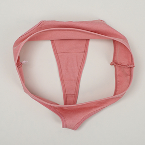 Ropa interior Sexy de tiro bajo para mujer, <span class=keywords><strong>Tanga</strong></span> de algodón sin costuras, bordado elástico, logotipo, <span class=keywords><strong>Tanga</strong></span> de pierna alta, bragas con espalda <span class=keywords><strong>en</strong></span> <span class=keywords><strong>T</strong></span> - Product Image 6