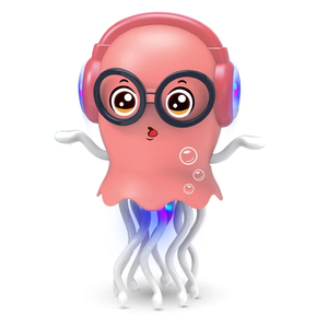 Trẻ em điện đồ chơi mới lạ đi bộ nhảy bạch tuộc mực tự động tránh chướng ngại vật ánh sáng âm nhạc Cảm biến Bò - Product Image 1