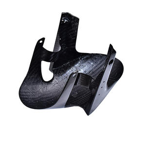 Garde-boue avant en fibre de carbone 3K véritable carbone pour Aprilia RSV4 Tuono <span class=keywords><strong>V4R</strong></span> - Product Image 3