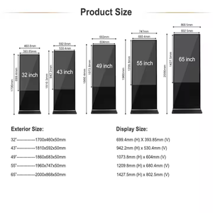 Chxs tầng đứng <span class=keywords><strong>LCD</strong></span> kỹ thuật số biển 32 55 65 inch dọc Áp phích quảng cáo cảm ứng thông minh tương tác Màn hình hiển thị Totem - Product Image 6