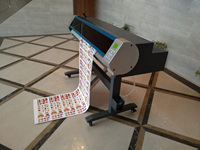 Impresora de Inyección de Tinta Digital Hengrong A3 A2 A1 A0 para Impresión de Vinilo a Color, Impresora de Corte con Tinta Ecológica, Plotter de Corte
