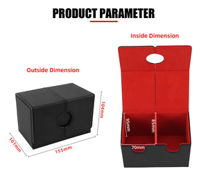 Torson 200 + Acrylic Booster Thẻ Boong Trường Hợp Đôi Lưu Trữ Boong Hộp Cho Chỉ Huy Yugioh Gia Đình Hiệu Quả Chơi Thẻ Chơi - Product Image 5