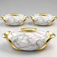 Ensemble de 3 chauffe-plats isothermes de qualité supérieure et élégants pour le marché américain – Idéal pour les fêtes familiales et les célébrations du Ramadan au Canada
