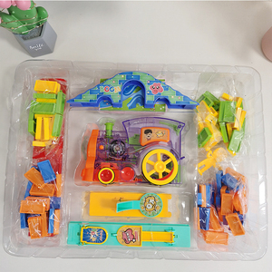 Train <span class=keywords><strong>électrique</strong></span> <span class=keywords><strong>mini</strong></span> <span class=keywords><strong>domino</strong></span> transfrontalier le plus vendu, placement automatique de puzzles pour enfants, train jouet sous licence en gros - Product Image 4