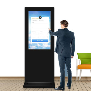 Ip67 4klcd kiosk kỹ thuật số Totem 43 55 65 ''đôi màn hình cảm ứng quảng cáo ngoài trời cho trung tâm mua sắm thang máy tầng thường vụ - Product Image 4