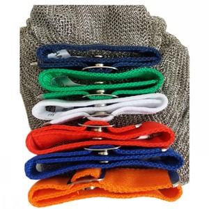 Gants de boucher en <span class=keywords><strong>maille</strong></span> métallique en fil d'acier inoxydable 316L résistants aux coupures - Product Image 5