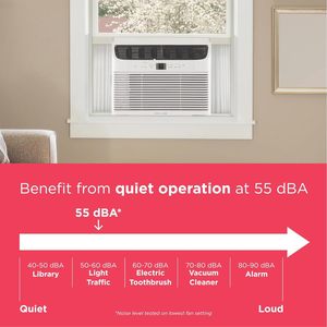 Aire acondicionado de ventana Frigidaire de 12000 Btu, 1 tonelada, con control remoto y modo Eco para refrigeración de hasta 550 pies cuadrados - Product Image 6