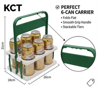 Porte-boissons pliable avec logo personnalisé, porte-gobelets portable pour 6 tasses, pour service de livraison de nourriture, restaurant, à emporter, café