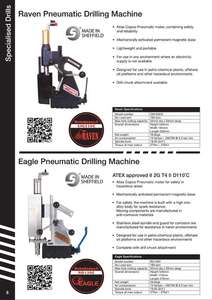 Máquina Perforadora Neumática TAYO con Taladro Magnético Certificado ATEX - Product Image 3