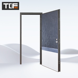 Porte de sécurité en acier galvanisé simple, design moderne et élégant en acier inoxydable, pour la maison, Indonésie - Product Image 5