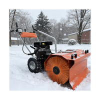 Souffleuse à neige à démarrage électrique, alimentée par batterie à essence, autopropulsée, déneigement rapide en hiver, souffleuse à neige
