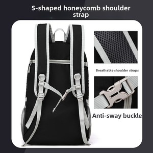 Oxford Ultra-Lightweight <b>Foldable</b> <b>Backpack</b> Casual Bag Custom Travel Hiking Trekking Sports Everyday Travel <b>Backpack</b> - Product Image 4