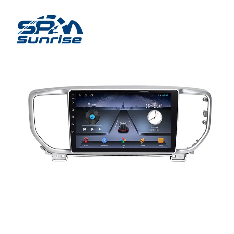 For kia 2019 KX5 sportage 9inch big screen android auto radio car dvd player with gps wifi support frame