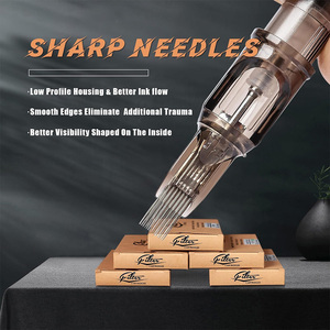 Vente en gros RL Round <span class=keywords><strong>Liner</strong></span> Cartouches de tatouage à membrane stérile à longue cône Filtres jetables de tatouage EZ certifiés CE 10 pcs/boîte - Product Image 2