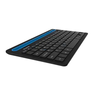 Teclado inalámbrico recargable de Triple solución, versión BT5.0 + 3,0 + 2,4 Ghz con tijeras tipo BT8002-R