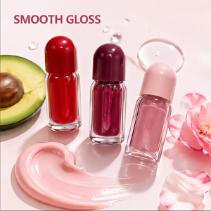 Gloss à lèvres naturel anti-adhésif en tube avec couvercle parapluie mignon, pour un look naturel, en gros, marque privée, OEM ODM - Product Image 5