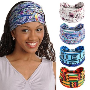 Bonnet Slouchy Beanie Cotton Turban Chemo Caps <span class=keywords><strong>Bandeau</strong></span> avec couvre-chef imprimé numérique - Product Image 1