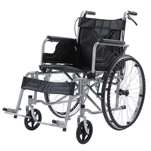 Manual Wheelchair Lightweight Foldable With Commode For Elderly And Disabled U Brake Aluminum <b>Frame</b> - Product Image 1