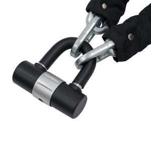Accessoires antivol sécurité antivol immeuble de bureaux moto <span class=keywords><strong>Scooter</strong></span> vélo acier fer vélo <span class=keywords><strong>U</strong></span> serrure avec chaîne - Product Image 5