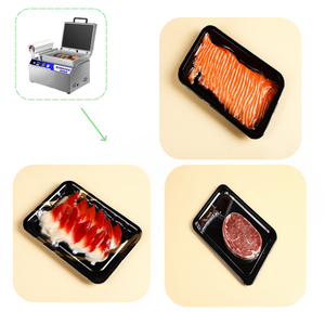 Pellicola in rotolo per confezionamento sottovuoto a 11 strati in PE/EVOH ad alta e media barriera, per alimenti, per vassoi e imballaggi sottovuoto - Product Image 3