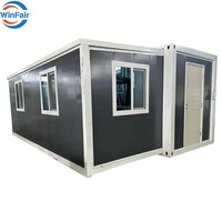 WinFair Luxe Plié Modulaire Préfabriqué Panneau Sandwich Mobile Simple Aile Extensible Conteneur Maison Malaisie Luxe