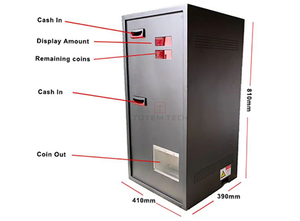 Selbstbedienungs-Geldwechselautomat mit 2*NV9-Akzeptoren & 4000-teiliger Stau-freiem Hopper für Parkplätze - Product Image 1