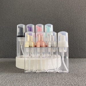 JIE MEI 60ML 2oz PET transparente jabón de manos burbuja embalaje logotipo personalizado vacío limpiador Facial bomba de espuma Mousse <span class=keywords><strong>Bo</strong></span> - Product Image 1