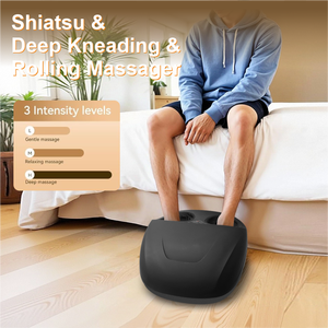 Masseur pour la cheville, le cou-de-pied, le talon, la voûte plantaire, l'extrémité du pied avec chaleur, soulage les muscles fatigués et le massage profond du pied par pétrissage - Product Image 2