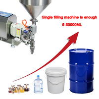 Machine de remplissage liquide de pâte de sauce épaisse de beurre de mayonnaise manuelle de 5000ml
