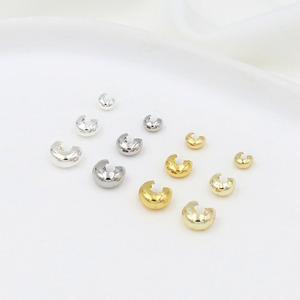 Crescent Clasp Half Moon C-Clasp Bracelet Positioning <b>Bead</b> Finishing Clasp DIY Craft Material Gold <b>Silver</b> Plated Copper - Product Image 1