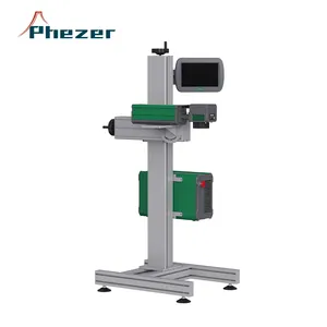 Trực tuyến sợi Laser đánh dấu máy dây chuyền sản xuất sợi Laser đánh dấu sợi Laser máy mã hóa