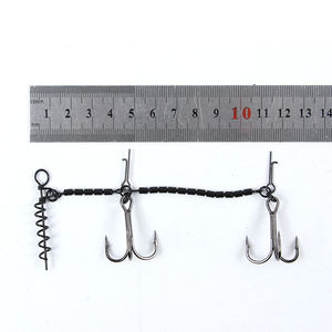 Selco Acier Inoxydable Vis Stinger Crochet Rig pour Leurre Souple Prédateur Brochet Pêche - Product Image 5