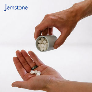 Emballage en tube de papier kraft pour capsules de lavage, bonbons, pilules, en matériaux recyclables, contenant cylindrique en carton - Product Image 6