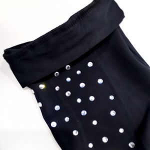 Liuhuo quần trượt băng cô gái phụ nữ màu đen đào tạo co giãn Băng trượt băng xà cạp - Product Image 2