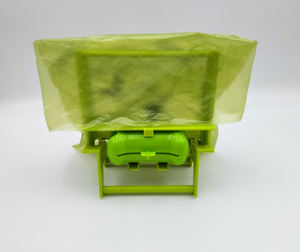 Mâchoire en plastique durable d'outil de Scooper de Pooper d'animal familier écologique portatif pour la gestion des déchets de chien vert - Product Image 4