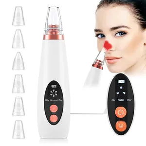 Popular Electric Vacuum Blackhead Suction Device Portable Rechargeable Beauty Cleaner Face Care Black Head Instrument Tool