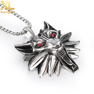 Nuevo Diseño Actualizado, Colgante de Lobo Grande de Acero Inoxidable, Colgante Pesado para Hombre, Joyería de Películas y Videojuegos, Accesorios Geniales - Product Image 4