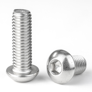 Paquete de 50 tornillos de máquina de cabeza redonda con hueco <span class=keywords><strong>hexagonal</strong></span> de acero inoxidable 304, M1.6 M2 M2.5 M3 M4 M5 M6 M8 M10 <span class=keywords><strong>M12</strong></span> ISO 7380 - Product Image 1