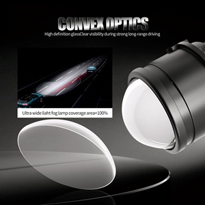 Chenlang 110W 11000lm ba màu LED sương mù lái xe đèn 3 inch bi Led Laser Chiếu Sương Mù Ánh sáng H9 H8 H11 LED Đèn sương mù cho xe ô tô - Product Image 4