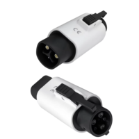 Adaptateur de charge 50A EV NACS vers Type 1 avec crochet/verrouillage antivol convertisseur de voiture Tesla pour charger le véhicule américain
