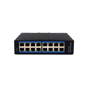 Không được quản lý PoE 8 cổng chuyển mạch 100 Mbit LAN Gigabit 16-Port 10/100Base-TX công nghiệp Ethernet chuyển đổi - Product Image 1