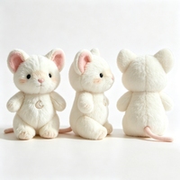 Boneka Tikus Desain Kustom ODM dengan Kain Plush Super Lembut Isian Kapas PP Harga Murah-Grosir Hadiah Promosi Penghibur