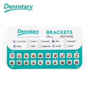 Denrotary Supports Orthodontiques Dentaires Universels en Métal - Utilisation Manuelle Polyvalente Modèle M1 Odontologie Blanc - Product Image 4