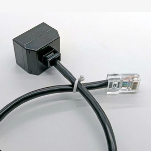 YBO Cat5e UTP 8P8C RJ45 câble adaptateur <span class=keywords><strong>Ethernet</strong></span> 1 mâle à 2 femelle 0.3M <span class=keywords><strong>cordon</strong></span> de raccordement d'extension de réseau pour les télécommunications - Product Image 3