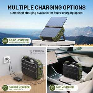 Nouvelle Arrivée <span class=keywords><strong>Générateur</strong></span> Solaire <span class=keywords><strong>Portable</strong></span> 1600W Batterie LiFePO4 1024Wh Alimentation Multi-Scénarios Pure Sinus pour Voiture - Product Image 3