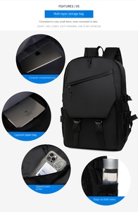 <span class=keywords><strong>Sac</strong></span> <span class=keywords><strong>à</strong></span> <span class=keywords><strong>dos</strong></span> <span class=keywords><strong>tendance</strong></span> 2026 Couple Grande capacité <span class=keywords><strong>Sac</strong></span> <span class=keywords><strong>à</strong></span> <span class=keywords><strong>dos</strong></span> pour femmes et hommes Noir Imperméable Sacs <span class=keywords><strong>à</strong></span> <span class=keywords><strong>dos</strong></span> scolaires pour adolescents - Product Image 4